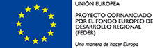 Union Europea. Proyecto cofinanciado por el Fondo Europeo de Desarrollo Regional (FEDER)